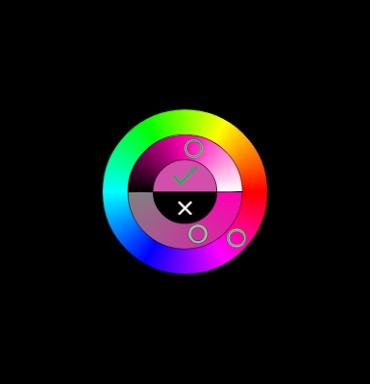 Color Flashlight For Wear OS (Android Wear) screenshots