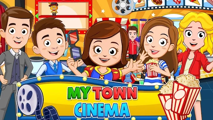My Town: Cinema and Movie Game screenshots
