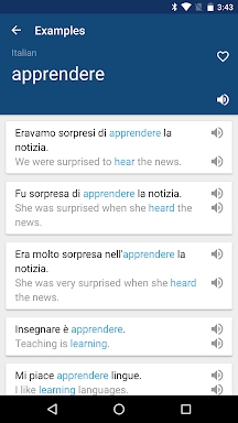 Italian English Dictionary screenshots