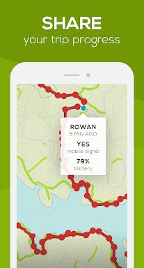 Cairn | The Hiking Safety App screenshots