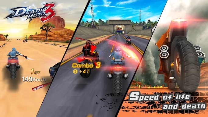 Death Moto 3 : Fighting  Rider screenshots