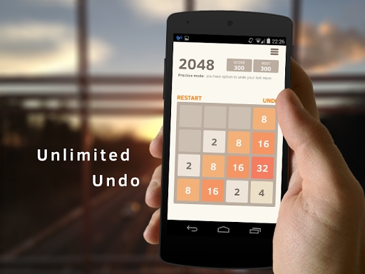 2048 Number puzzle game screenshots