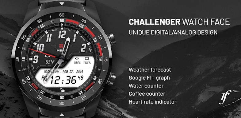 Challenger Watch Face screenshots