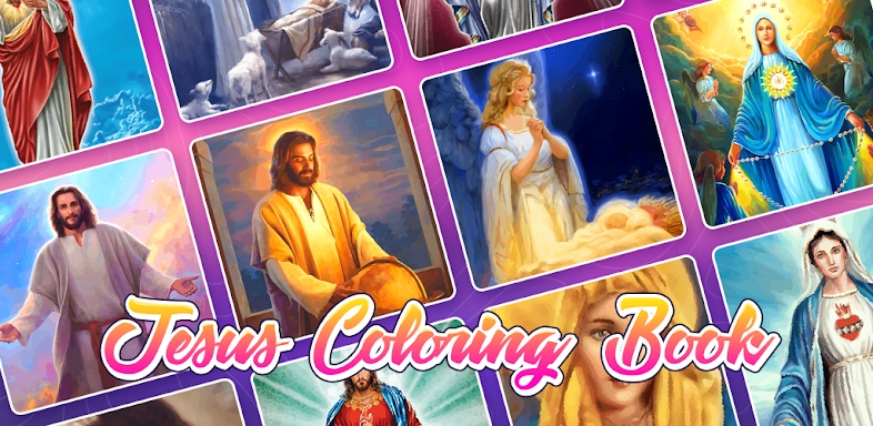 Jesus Coloring Book Color Game screenshots