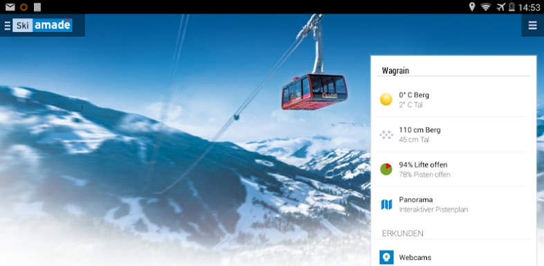 Ski amadé Guide screenshots