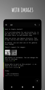 Simple Journal screenshots