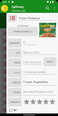 Grocery List App - rShopping screenshots