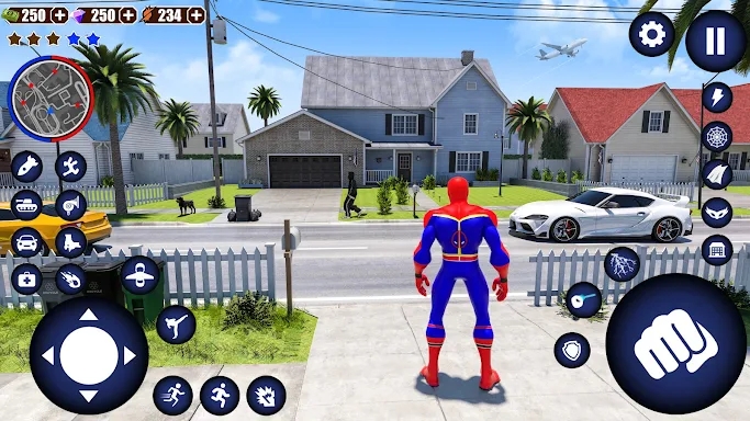Flying Superhero Robot Games screenshots