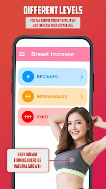 Bigger Breast Workout at Home screenshots