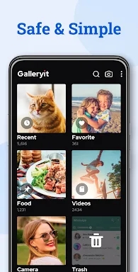 Galleryit - Photo Vault, Album screenshots