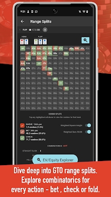 Postflop+ GTO Poker Trainer screenshots