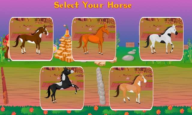 Horse Racing Mania - Girl game screenshots