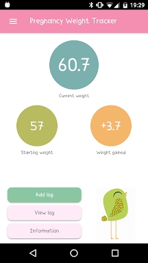 Pregnancy Weight Tracker screenshots