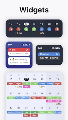Supershift Shift Work Calendar screenshots