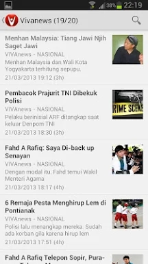 Berita Indonesia - RSS Reader screenshots
