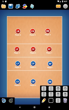 Coach Tactic Board: Volley screenshots