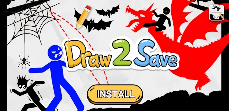 Draw 2 Save: Stickman Puzzle screenshots