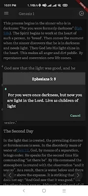 NIV Study Bible and Commentary screenshots