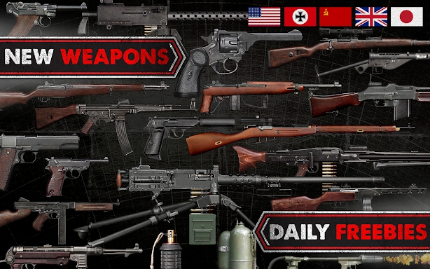 Weaphones™ WW2 Gun Sim Armory screenshots