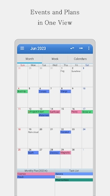 Caros Calendar: To do, Planner screenshots