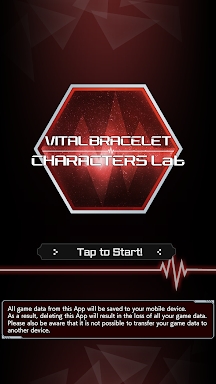 VITAL BRACELET CHARACTERS Lab screenshots