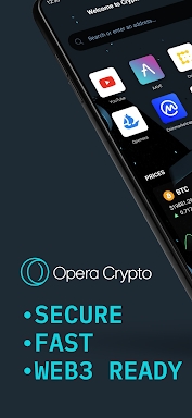Opera Crypto Browser screenshots
