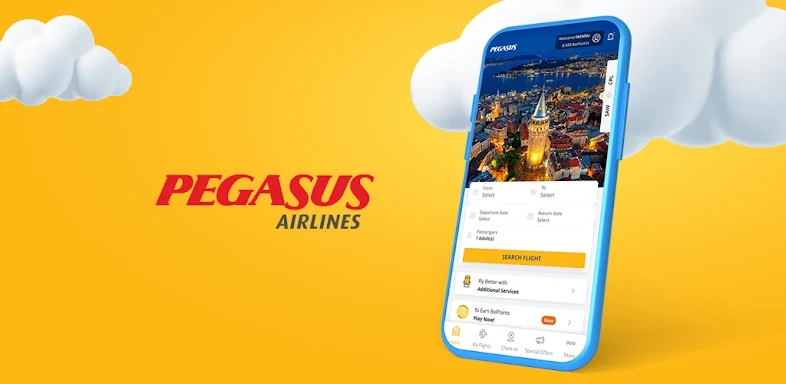 Pegasus: Cheap Flight Tickets screenshots