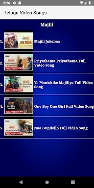 Telugu Video Songs screenshots