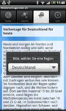 NiederschlagsRadar.de screenshots