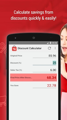 Discount Calculator screenshots