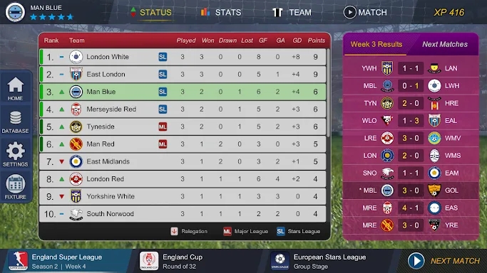 Pro League Soccer screenshots