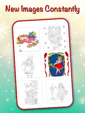 Christmas Cards Coloring Book screenshots