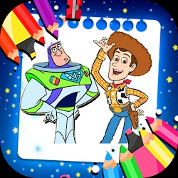 Toy Story coloring cartoon book