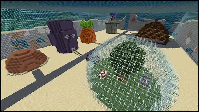 Bikini Bob maps for minecraft screenshots