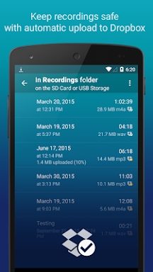 Hi-Q MP3 Voice Recorder (Demo) screenshots