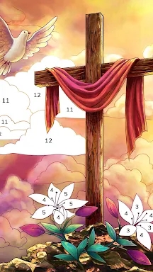 Bible Coloring Paint By Number screenshots