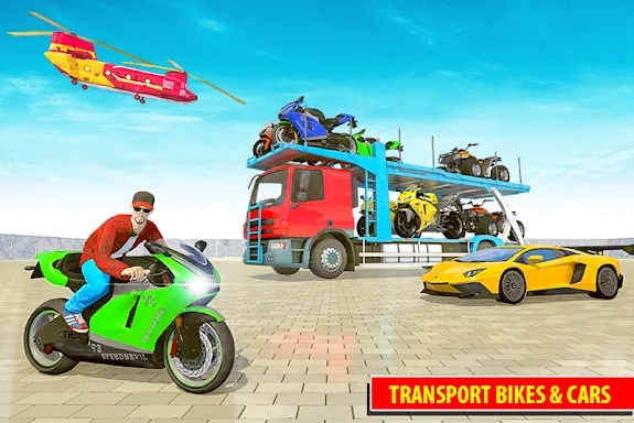 Moto Bike Transport Truck screenshots