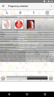 Pregnancy Calendar screenshots