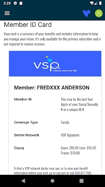 VSP Vision Care screenshots