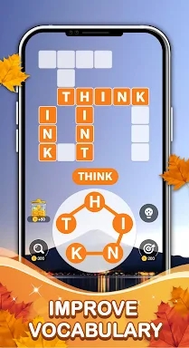 Word Link-Connect puzzle game screenshots