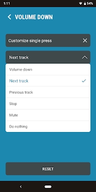 Next Track: Volume button skip screenshots
