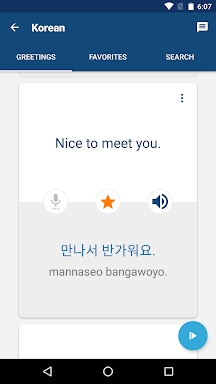 Learn Korean Phrases screenshots