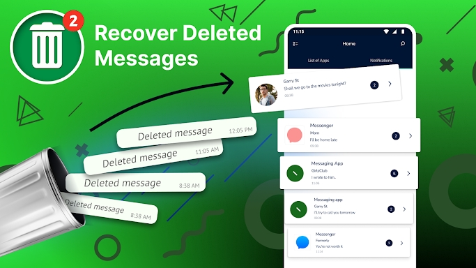 Deleted Messages Recovery screenshots