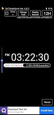 OnTimeAlarm-Calendar, Battery  screenshots