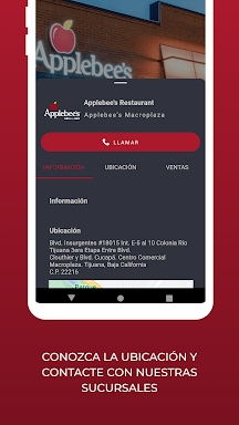 Applebee’s Rewards México screenshots