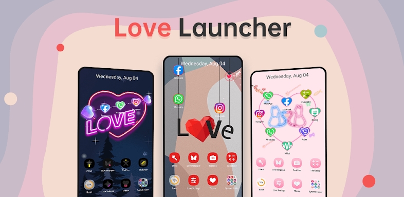 Love Launcher: lovely launcher screenshots