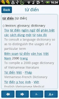 Vietnamese English Dictionary screenshots