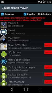 /system/app mover ★ ROOT ★ screenshots
