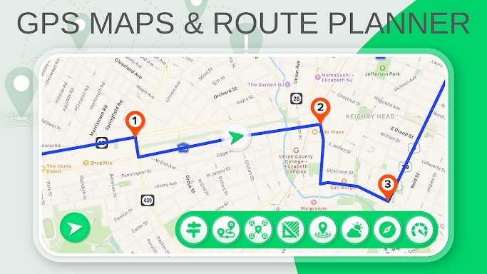 GPS Maps and Route Planner screenshots