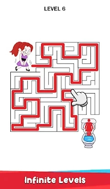 Toilet Rush Race: Draw Puzzle screenshots